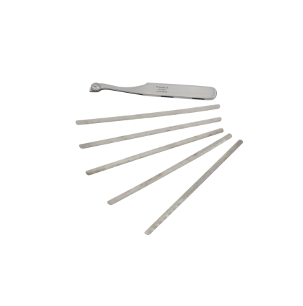 SPARE FINE BLADES PK OF 5 CHROME PLATED
