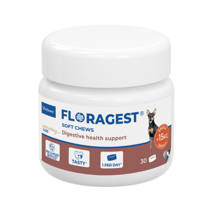 Virbac Floragest DOG S, 30 st