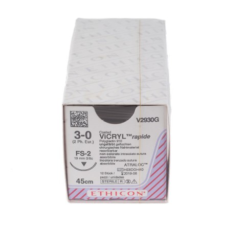Vicryl plus V2930G 3/0 FS-2 45cm