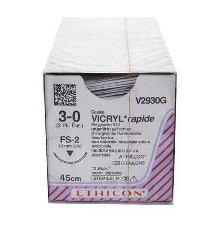Vicryl Rapide 3-0 FS-2 45 cm V2930G