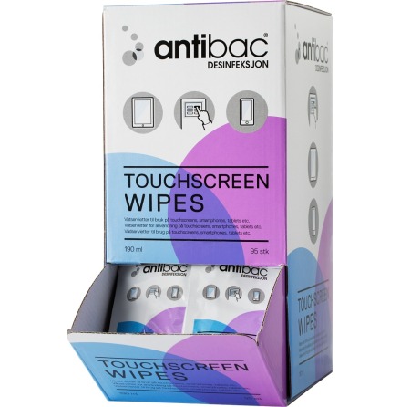 Antibac Touchscreen wipes/95