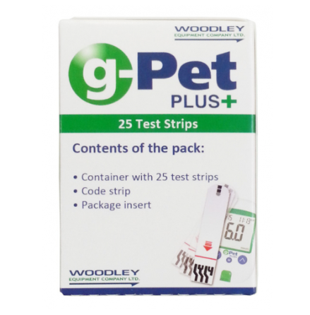 Strips till Glucometer g-Pet Plus/25