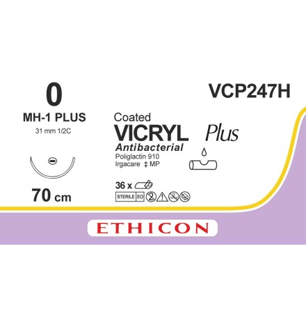 Vicryl Plus 0 MH-1 VCP247H