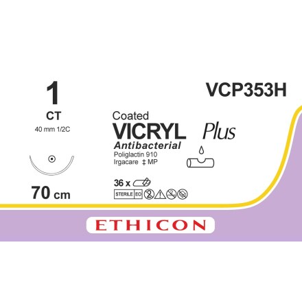 Vicryl Plus 1 CT 70cm VCP353H