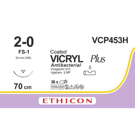 Vicryl Plus 2/0 FS-1 70cm VCP453H