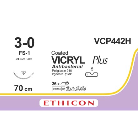 Vicryl Plus 3/0 FS-1 70cm VCP442H