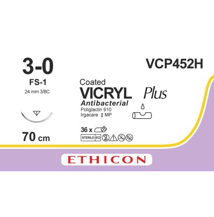Vicryl Plus 3/0 FS-1 70cm VCP452H