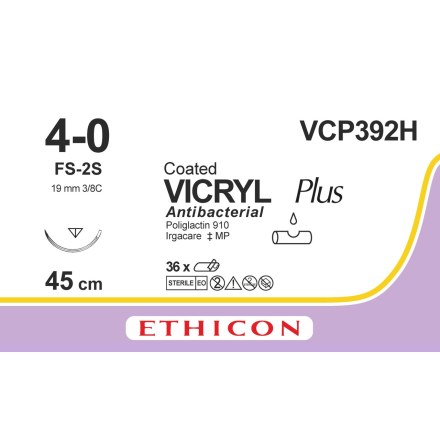 Vicryl Plus 4/0 FS-2S 45cm VCP392H