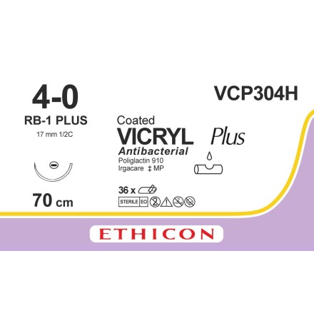 Vicryl Plus 4/0 RB-1 70cm VCP304H