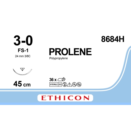Prolene 3/0 FS-1 45cm 8684H