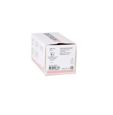 KRUUSE Monofast sutur, USP 5-0, 45cm, 13mm nål, ½ C, RB, 18s