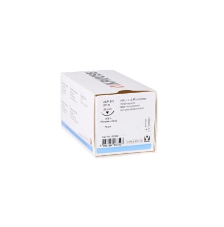KRUUSE Promilene sutur, USP 2-0, 70cm, 26mm nl,3/8 C, RC, 1