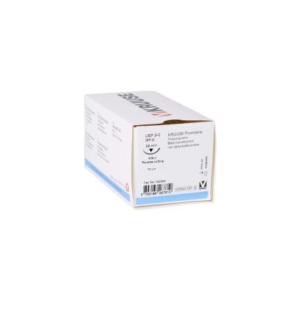 KRUUSE Promilene sutur, USP 3-0, 70cm, 26mm nl,3/8 C, RC, 1