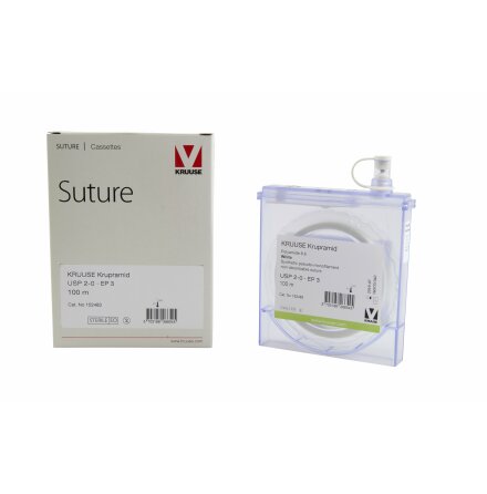 KRUUSE Krupramid suture, USP 2-0, 100m