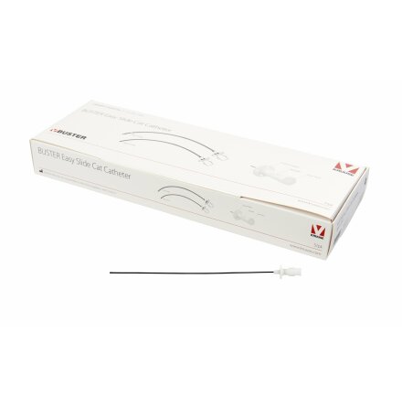 BUSTER Easy Slide Cat Catheter, 1.2 x 140 mm, open end, 5 st
