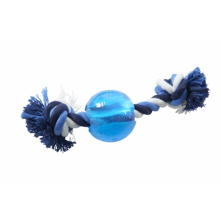 BUSTER Strong Ball w/rope, Ice blue, x-small