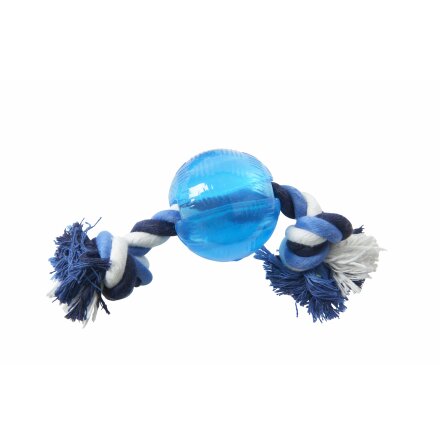 BUSTER Strong Ball w/rope, Ice blue, small