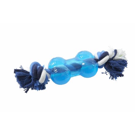 BUSTER Strong Bone w/rope, Ice blue, x-small