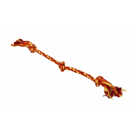 BUSTER Colour Dental Rope 3-Knot, red/orange/yellow, XL, 3st