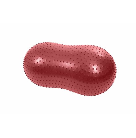 KRUUSE Physio Tactile Peanut, rd, 60 cm, 1 st