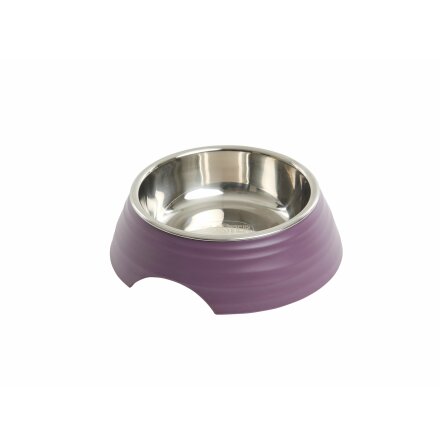 BUSTER Frosted Ripple Bowl, Dusty Purple, S
