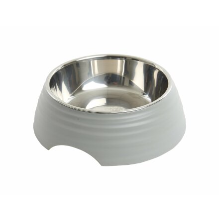 BUSTER Frosted Ripple Bowl, Matte Grey, L