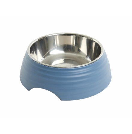 BUSTER Frosted Ripple Bowl, Dusty Blue, L