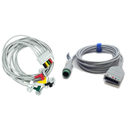 Mindray iPM12/IMEC8 3 ledad kabel för EKG
