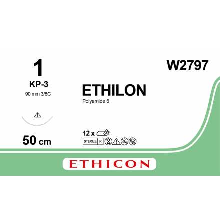 Ethilon 1 100cm KP-3 W2797