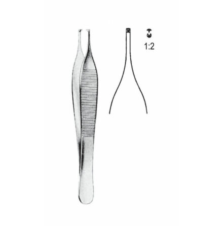 Pincett Adson kirurgisk 1x2 ek 12cm