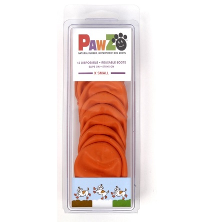 PawZ Hundsko, orange, XS, 5,1 cm, 12 st