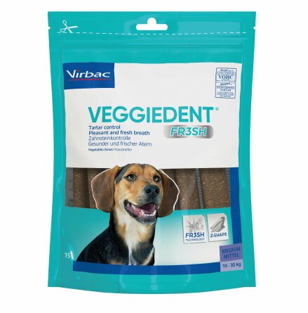 Virbac VeggieDent FR3SH, M, 350 g (10-30 kg) (VET)