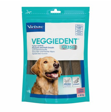 Virbac VeggieDent FR3SH, L, 490 g (>30 kg) (VET)